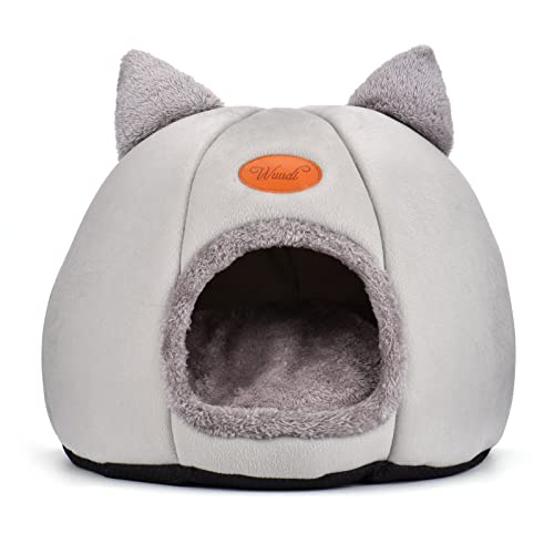 Wzryjs - Cuccia per gatti con cuscino rimovibile e lavabile, per ga...