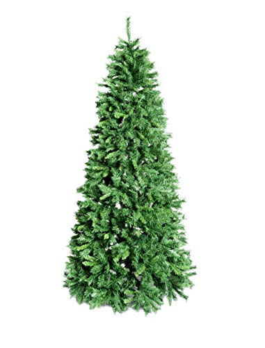 XONE Albero di Natale Royal Slim Verde in PVC | Albero folto di Nat...