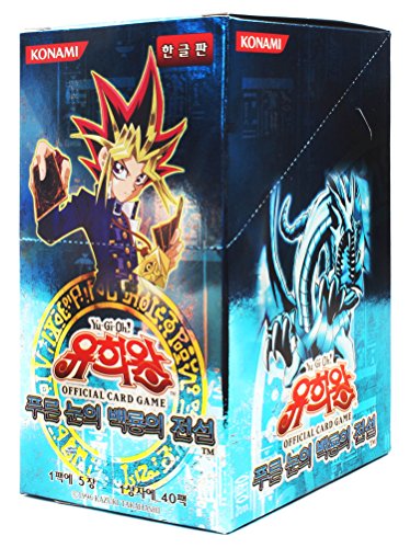 Yu-Gi-Oh! Konami Yugioh Carte Busta di espansione Scatola TCG OCG 200 Carte La Leggenda del Drago Bianco Occhi Blu coreano Ver