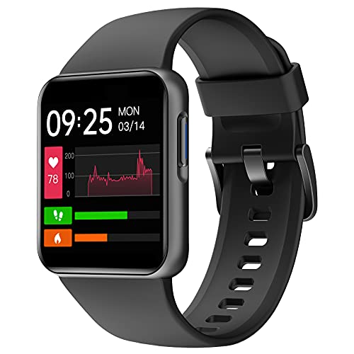 ZOSKVEE Smartwatch, Orologio Fitness Uomo Donna con Frequenza Cardiaca, Saturazione di Ossigeno nel Sangue Quadrante Orologio Dinamico da 1,4  Impermeabile IP68, Fitness Tracker 30 Giorni in Standby