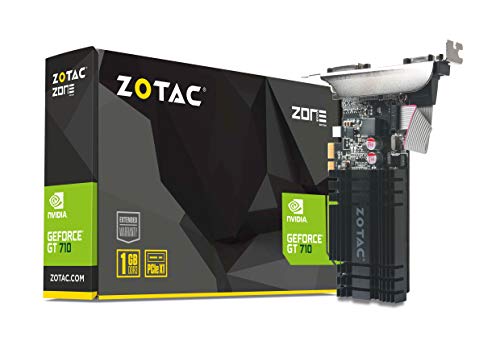 Zotac ZT-71304-20L GeForce GT 710, 1 GB DDR3 PCIe x 1 PCI passivo