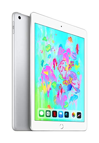 2018 Apple iPad 6th Gen (9.7 inch, Wi-Fi, 128GB) Argento (Ricondizionato)