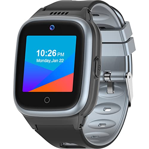 4G Smartwatch Phone per Bambini GPS Tracker, Impermeabile Watch con...