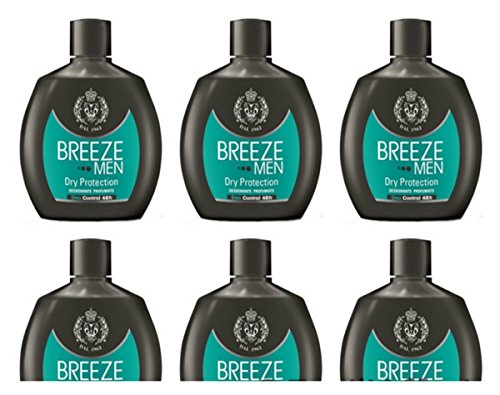 6 Deodoranti Breeze Men Dry Protection Deodorante corpo per uomo no...