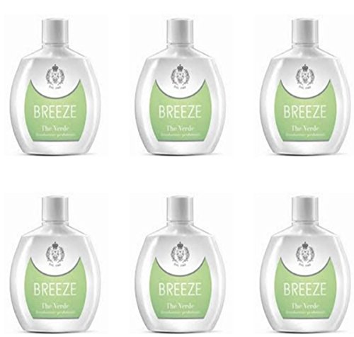 6 Deodoranti Breeze Squeeze Deodorante Profumato The Verde per il c...