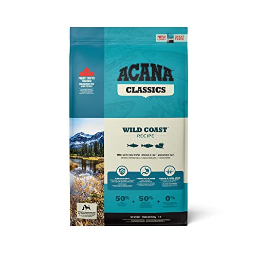 ACANA Classic Wild Coast kg. 11,4 Alimenti Secchi Monoproteici per Cani