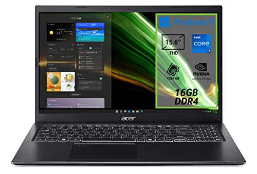 Acer Aspire 5 A515-56G-78FB PC Portatile, Notebook, Processore Intel Core i7-1165G7, RAM 16 GB DDR4, 1024 GB PCIe NVMe SSD, Display 15.6  FHD LED LCD, NVIDIA GeForce MX450 2 GB, Windows 11 Home
