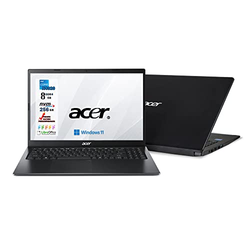 Acer Notebook pc portatile Display da 15.6” N4020 Fino A 2.80GHz,Ram 8Gb Ddr4 SSd NVMe 256 Gb,Pc portatile,Hdmi,Wi fi,Bluetooth,Windows 11 professional