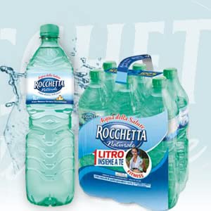 Acqua oligominerale Naturale Rocchetta fardello da 6 bottiglie da 1Lt