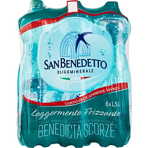 Acqua San Benedetto Oligominerale leggermente frizzante 1,5Lt x6