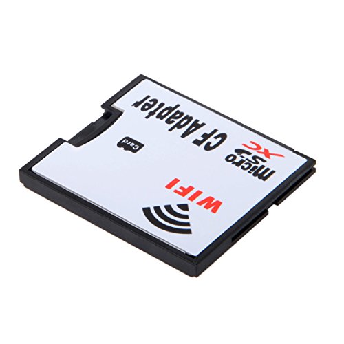 Adattatore Wi-Fi da scheda di memoria TF Micro SD a scheda CF Compact Flash, per fotocamera digitale