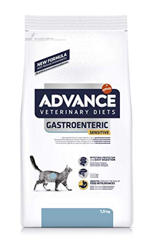 Advance Veterinary Diets - Gastroenteric Sensitive - Cibo per Gatti con Problemi Gastrointestinali - 1,5kg