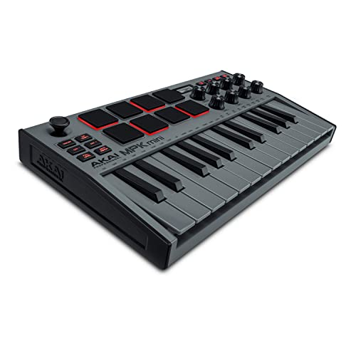 AKAI Professional MPK Mini MK3 Gray – Tastiera MIDI Controller US...