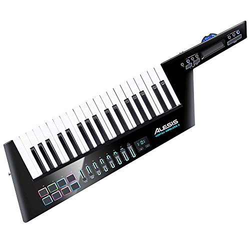 Alesis Vortex Wireless 2 - Keytar Controller MIDI USB Wireless con Tasti e Pad Sensibili alla Dinamica + Suite Software Professionale