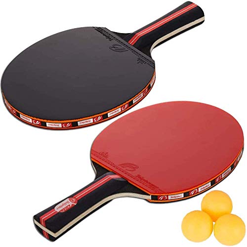 Amaza Set da Ping Pong Professionale con Borsa per Il Trasporto Por...