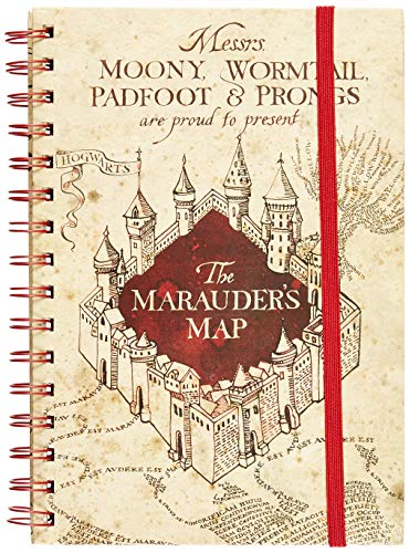 AMBROSIANA Quaderno a righe A5 Harry Potter The Marauders Map...