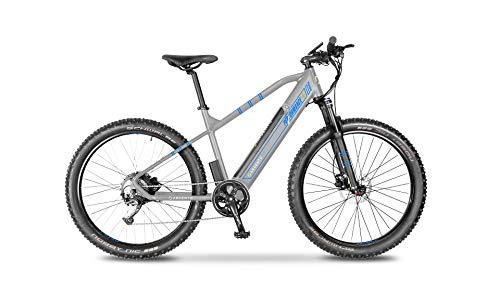 Argento Performance+, Bicicletta elettrica Mountainbike Unisex Adulto, Blu, taglia unica