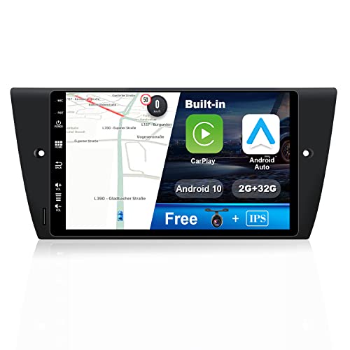 Autoradio Android 9.0 a doppio DIN per BMW E90 E91 E92 E93 (2005-2012), navigazione GPS, fotocamera posteriore e Canbus, touch screen da 9  2G+32G, supporta DAB+ WIFI Bluetooth USB SD Mirror Link