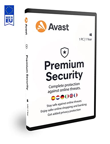 Avast Premium Security 2022 | 1 PC | 1 anno | Protezione antivirus | BOX