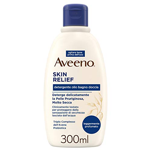 AVEENO, Detergente Olio Bagno Doccia Lenitivo, Skin Relief, Pelli S...