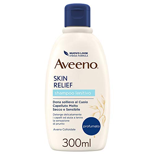 AVEENO, Shampoo Lenitivo, Skin Relief, Cuoio Capelluto da Secco a Molto Secco, 300ml