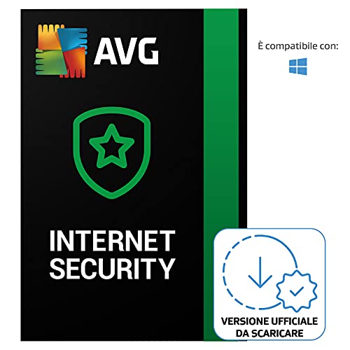 AVG Internet Security - Protezione antivirus | 1 Dispositivo | 1 Anno | PC | Codice d attivazione per PC via email