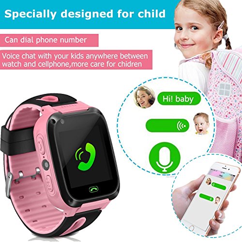 Bambini Smart Watch Phone, GPS Tracker Smart orologio da polso per ...