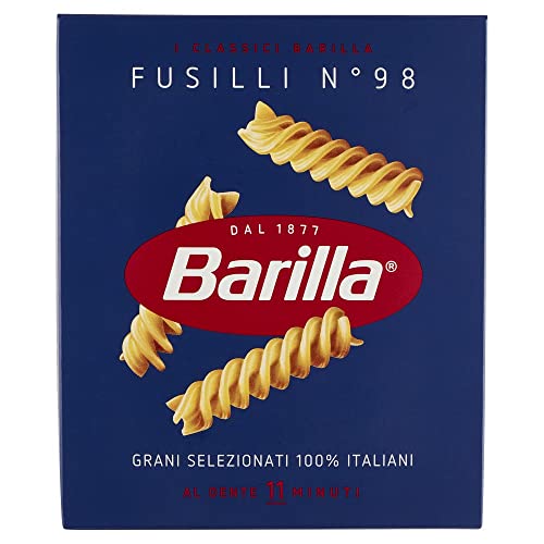 Barilla Pasta Fusilli N. 98, Pasta Corta di Semola di Grano Duro 10...