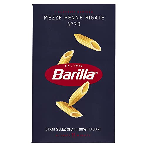 Barilla Pasta Mezze Penne Rigate N.70, 500g
