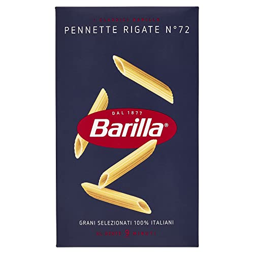 Barilla Pasta Pennette Rigate N. 72, Pasta Corta di Semola di Grano...