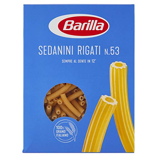 Barilla Pasta Sedanini Rigati di Grano Duro, 500g...