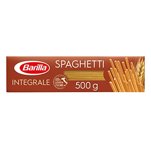 Barilla Pasta Spaghetti Integrali, Pasta Lunga di Semola Integrale di Grano Duro - 500 g