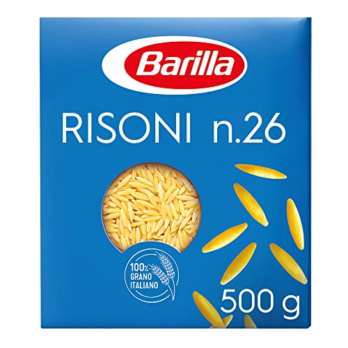Barilla Pastina Risoni n. 26, Pasta di Semola di Grano Duro 100% It...