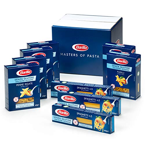 Barilla Variety Pack senza Glutine, Multipack con 3 tipi di Pasta Senza Glutine, 9 confezioni da 400 g (3.6 kg totale)