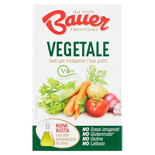 Bauer Dadi Per Brodo Vegetale Con Sale Iodato 8 X 10 G, 80g...