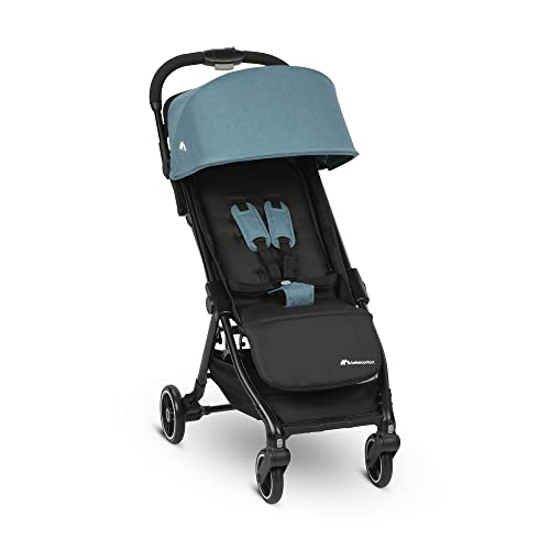 Bebeconfort Bonny passeggino leggero 5,6 kg, reclinabile e pieghevole compatto, passeggino da viaggio per bambini con portata 22 kg, per bambini 0 – 4 anni, colore Blue Chic (Azurro)