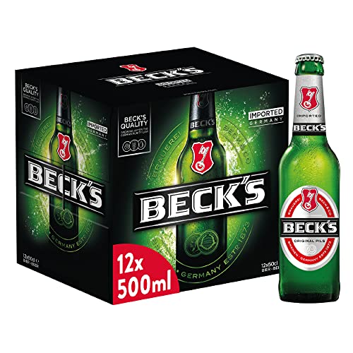 Beck s Pils, Birra Bottiglia - Pacco da 12x50cl