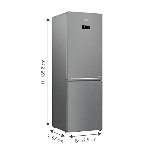 Beko RCNA366E60XBN - Frigorifero freezer indipendente, NoFrost Smoo...