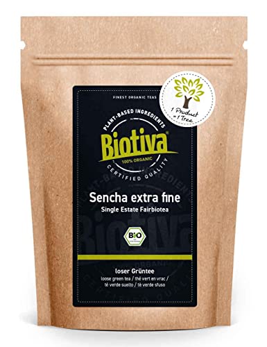 Biotiva Sencha tè verde Bio - 1000g - ottima qualità - leggerment...