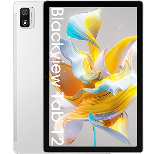 Blackview Tab 12 Tablet 10 Pollici Android 11 con 5G WiFi+4G LTE, 4GB+64GB (TF 1TB), Octa-Core, Batteria 6580mAh, Fotocamera 13MP+5MP, 1920*1200 FHD+, Tablet PC Dual SIM Face ID GPS BT5.0 OTG Type-C