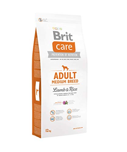 Brit Care Medium Adult con Agnello e Riso 12 Kg - Ipoallergenico pe...