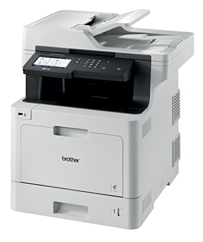 Brother MFC-L890 0cdw professionale 4 in 1 multifunzione laser a colori (stampante, scanner, fotocopiatrice, Fax), colore: bianco nero