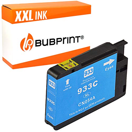 bubprint CARTUCCE PER STAMPANTE compatibile per HP 932 933 - ciano