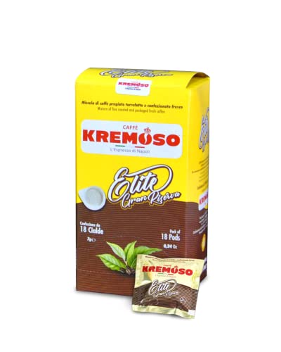 Caffè Kremoso CIALDA Ese Monodose in carta filtro da 7 grammi Miscela ELITE GRAN RISERVA in confezione da 18 cialde