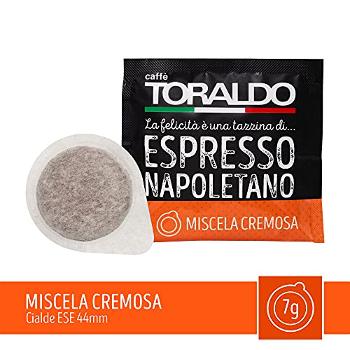 Caffè Toraldo Miscela Cremosa 150 Cialde, 1080 g...