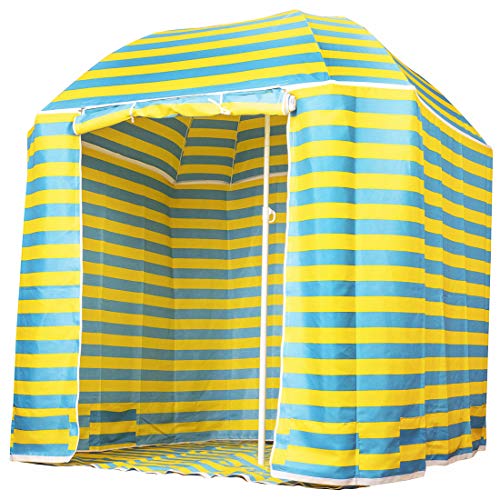 Capture Outdoor, Ombrellone o Ombrellone da Spiaggia SeaSide BS-220 , 2 in 1, ombrellone classico, o con tenda, …