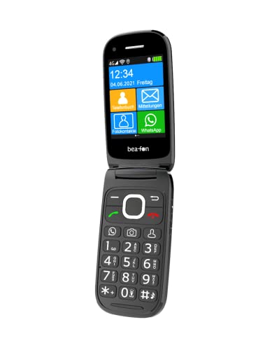 Cellulare 4G Anziani Volumi Amplificati Funzioni Smartphone Display Touch Screen 2,8  WhatsApp Telesoccorso SOS Invio Posizione GPS Avviso ai parenti Batteria scarica Black List Contatti Fotografici