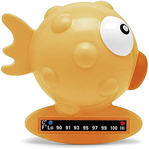 Chicco Termometro da Bagno Pesce Palla, Arancione