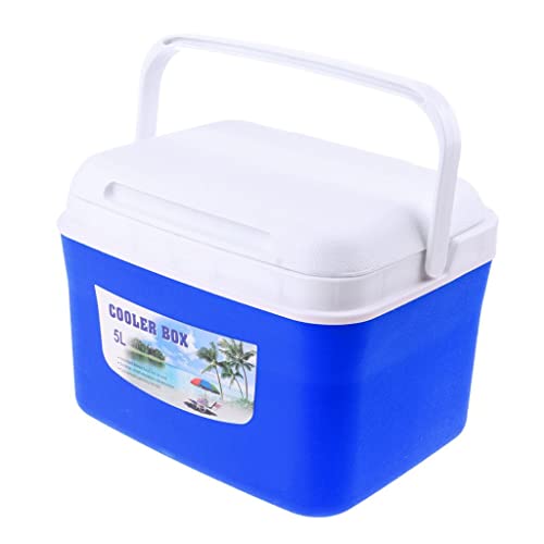 chiwanji Congelatore per Bevande Alimenti Medicinali da 5 Litri E 13 Litri con Manico, Blu, 5L