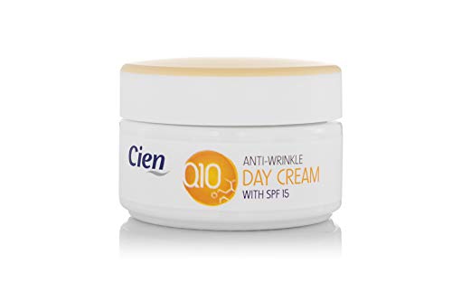 Cien Anti-Wrinkle Anti-Age Day Cream with Q10 and Vitamin E with UV...